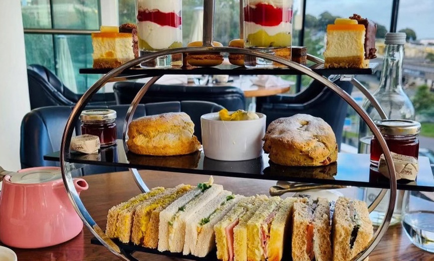 Image 1: Exquisite Traditional Afternoon Tea with Breathtaking Views!