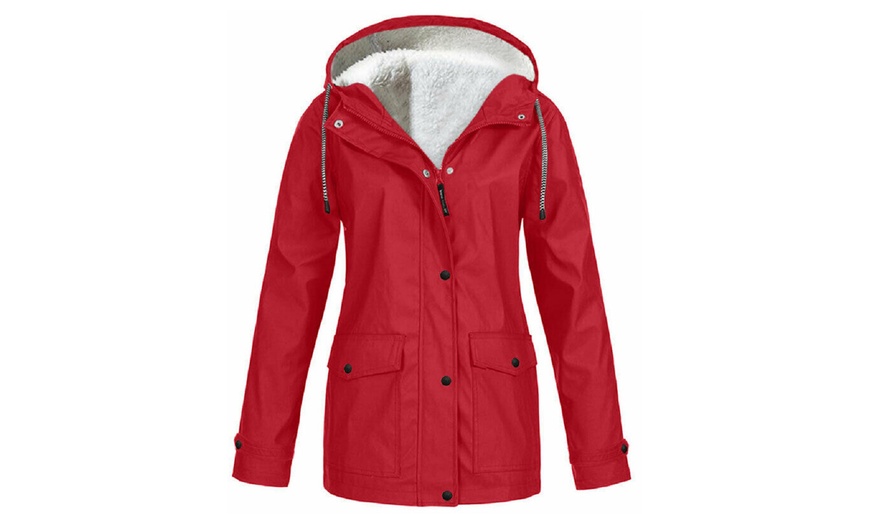 Image 5: Women's Fleece-Lined Raincoat