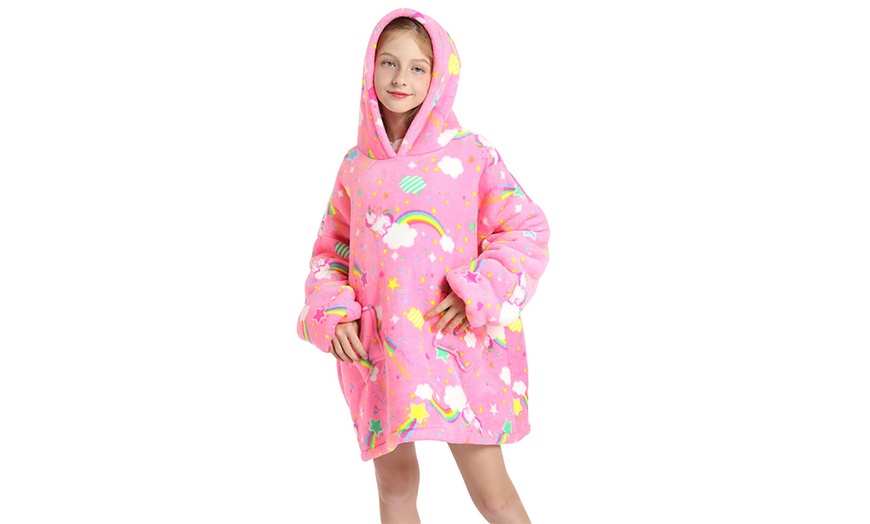 Image 3: Hoodie deken voor kinderen