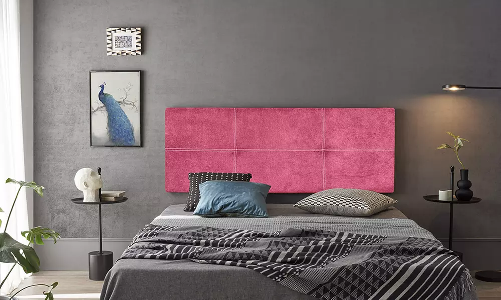 Cabecero Dalia tapizado en tela nido antimanchas Acualine