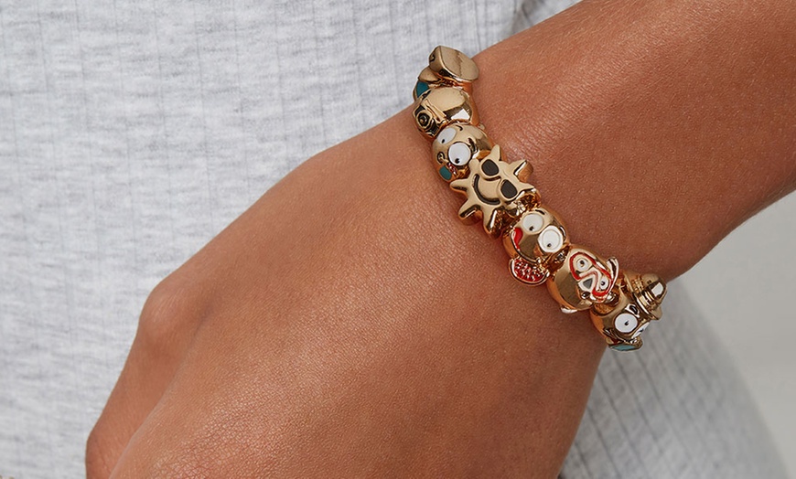 Image 2: OMG Jewel Emoji Armband mit 7 Charms