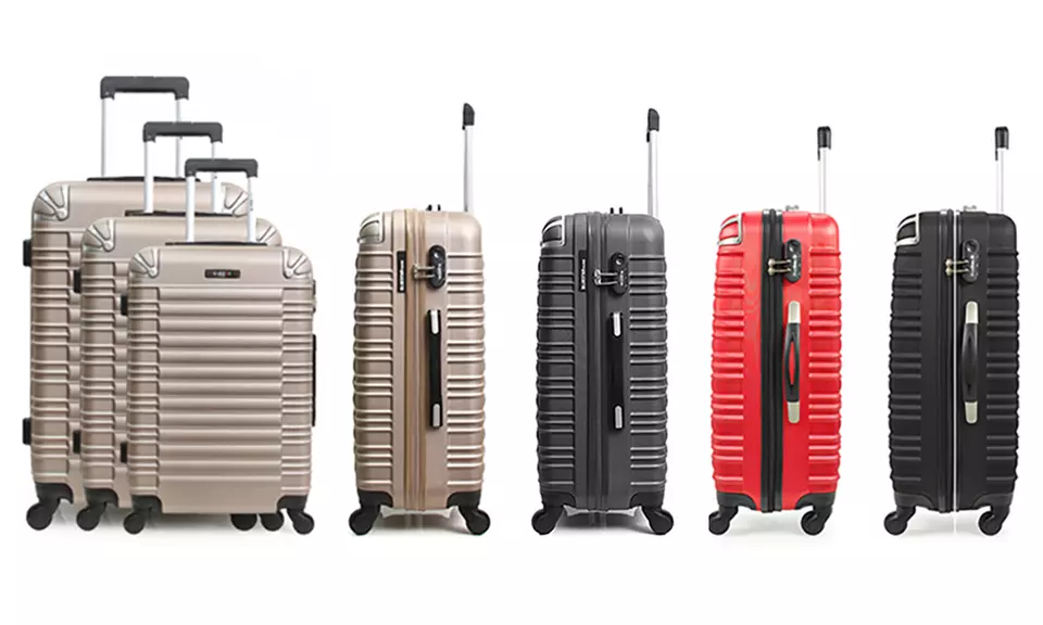 Set de 3 maletas BlueStar en ABS modelo Lima - Primary Image