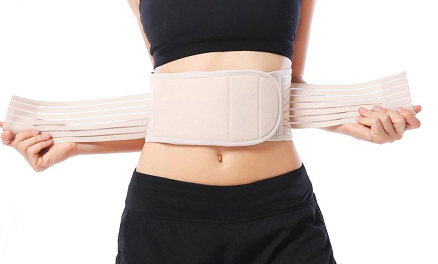 Image 8: Self-Heating Lower Back Support