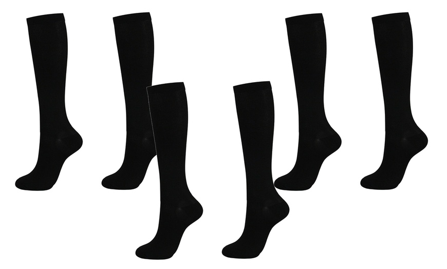 Image 5: 1 ou 3 paires de chaussettes de compression