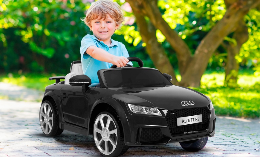 Image 1: Auto elettrica per bambini AUDI TT RS 35W Kid Mobile