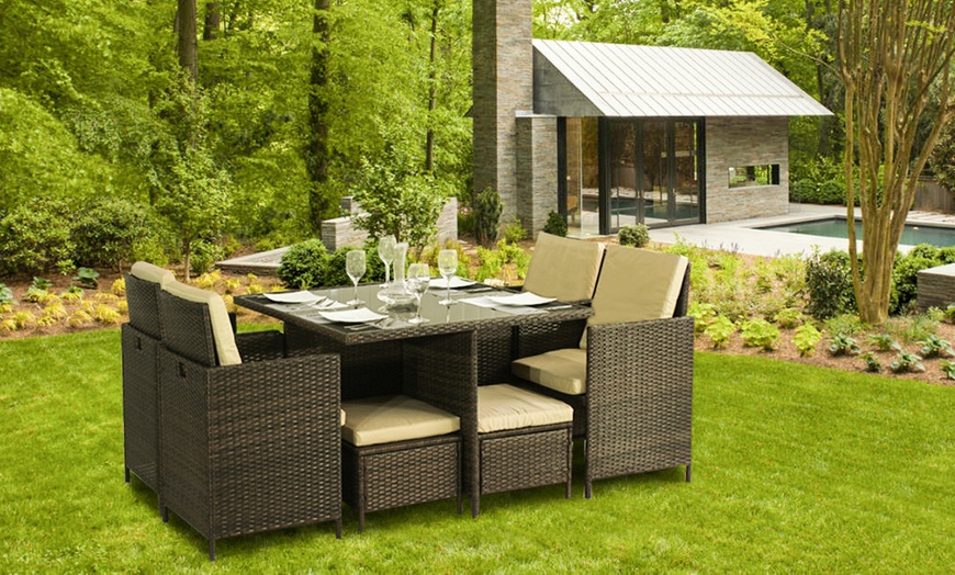 Image 2: Rattan-Effect Garden Furniture