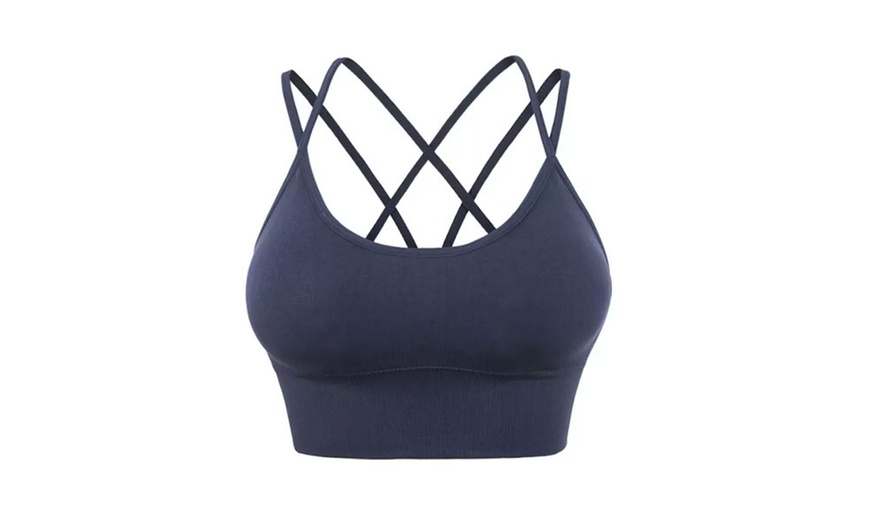 Cross Straps Sports Bra | Groupon Goods