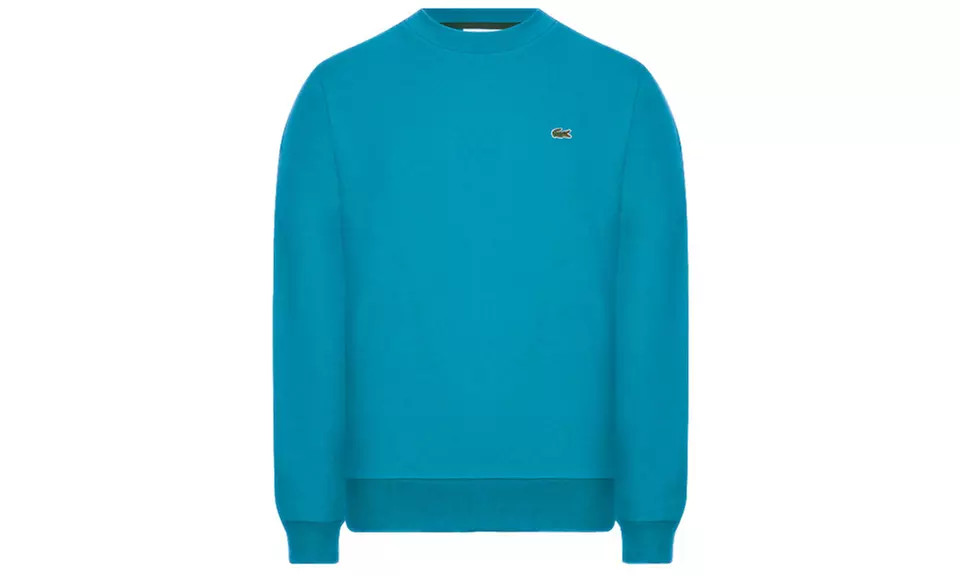 Sudadera Lacoste con logo y cuello redondo