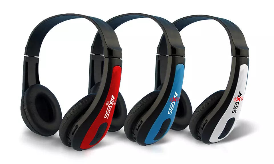 Axess Over-Ear Headphones with Bluetooth and Built-In Mic - Primary Image