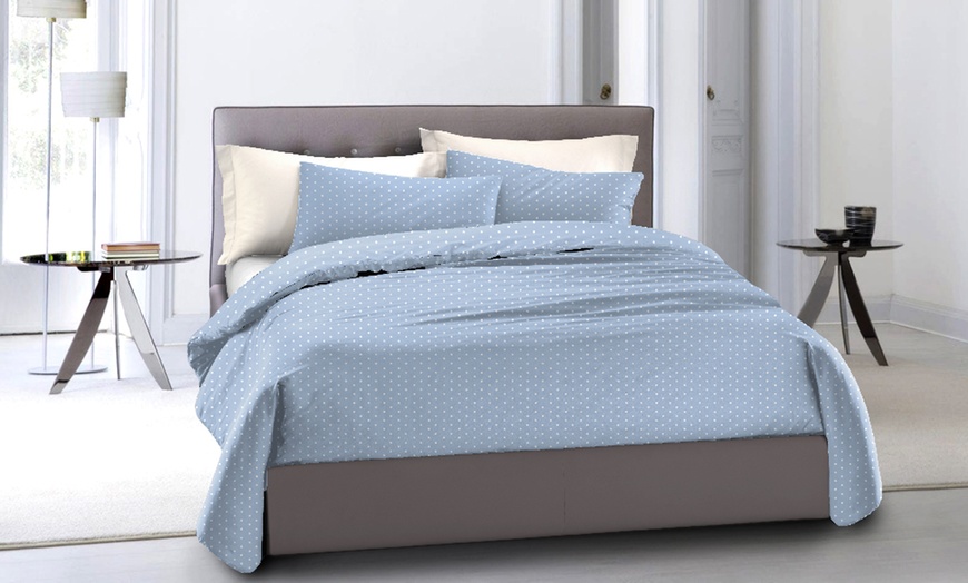 Image 4: Biancheria letto in puro cotone Made in Italy Novilunio