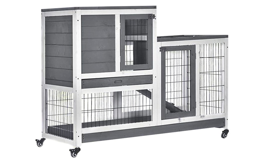 Image 3: Pawhut Pet Hutch