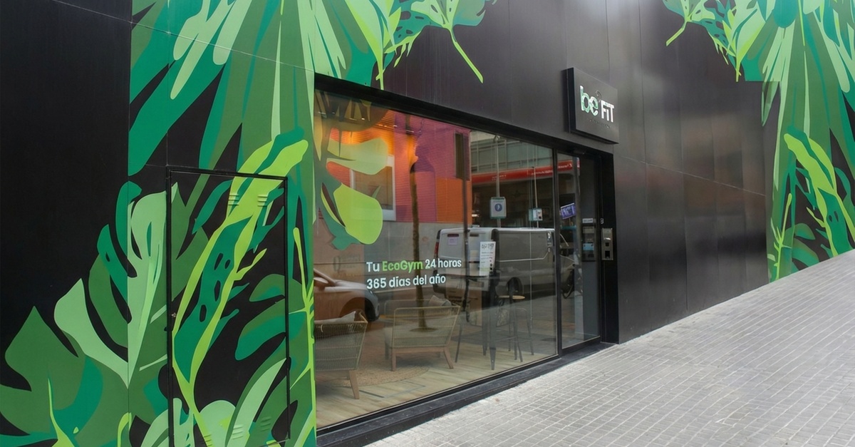 Acceso al gimnasio BeFit en Hospitalet de Llobregat