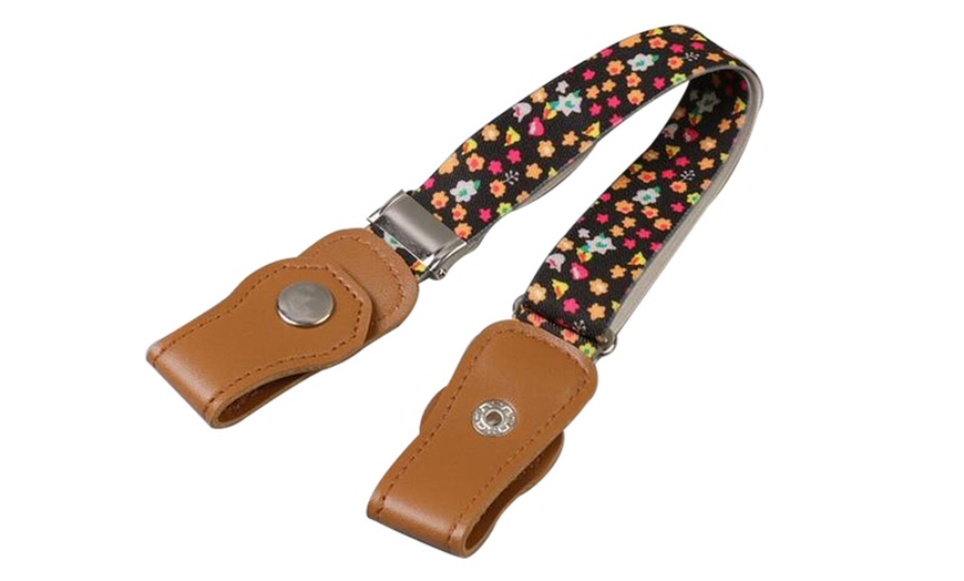 Image 4: Kids Buckle-Free Elastic Belt