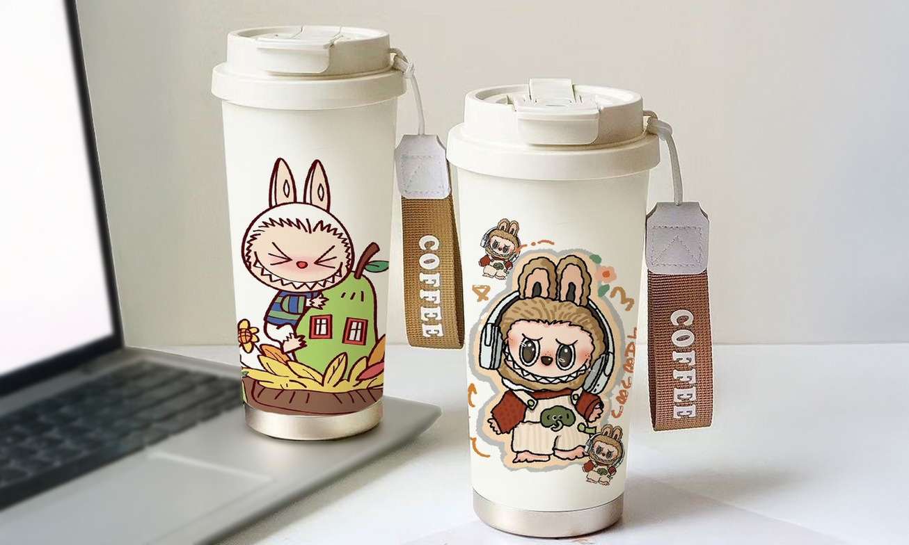 Labubu Inspired Coffee Mugs