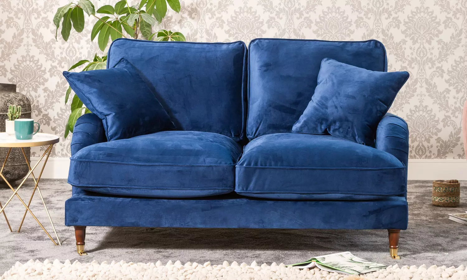 Callaway Velvet Sofa Selection
