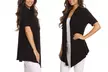 MOA Collection Women's Lightweight Short-Sleeve Cardigan. Plus Sizes Available. - Image 6
