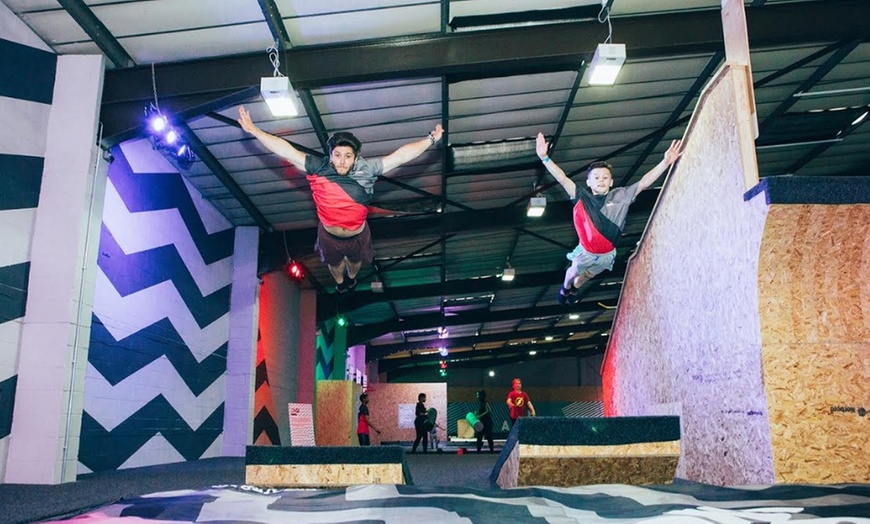 Image 6: Trampoline Park Entry and Meal 