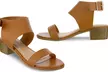 Olivia Miller Cocoa Women's Chunky-Heel Buckle Sandals - Second Medium