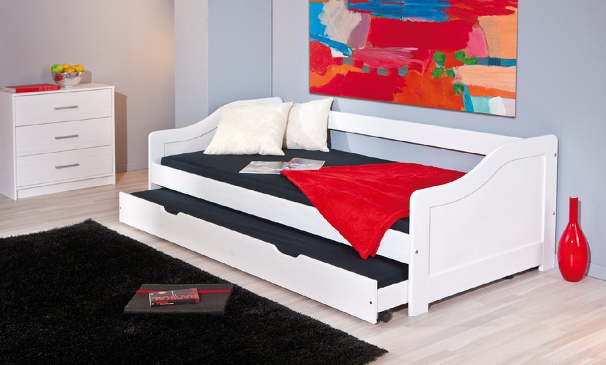 Image 2: Letto singolo con cassettone