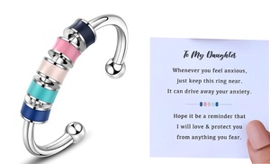 To My Daughter Anxiety Fidget Ring