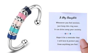  To My Daughter Anxiety Fidget Ring 