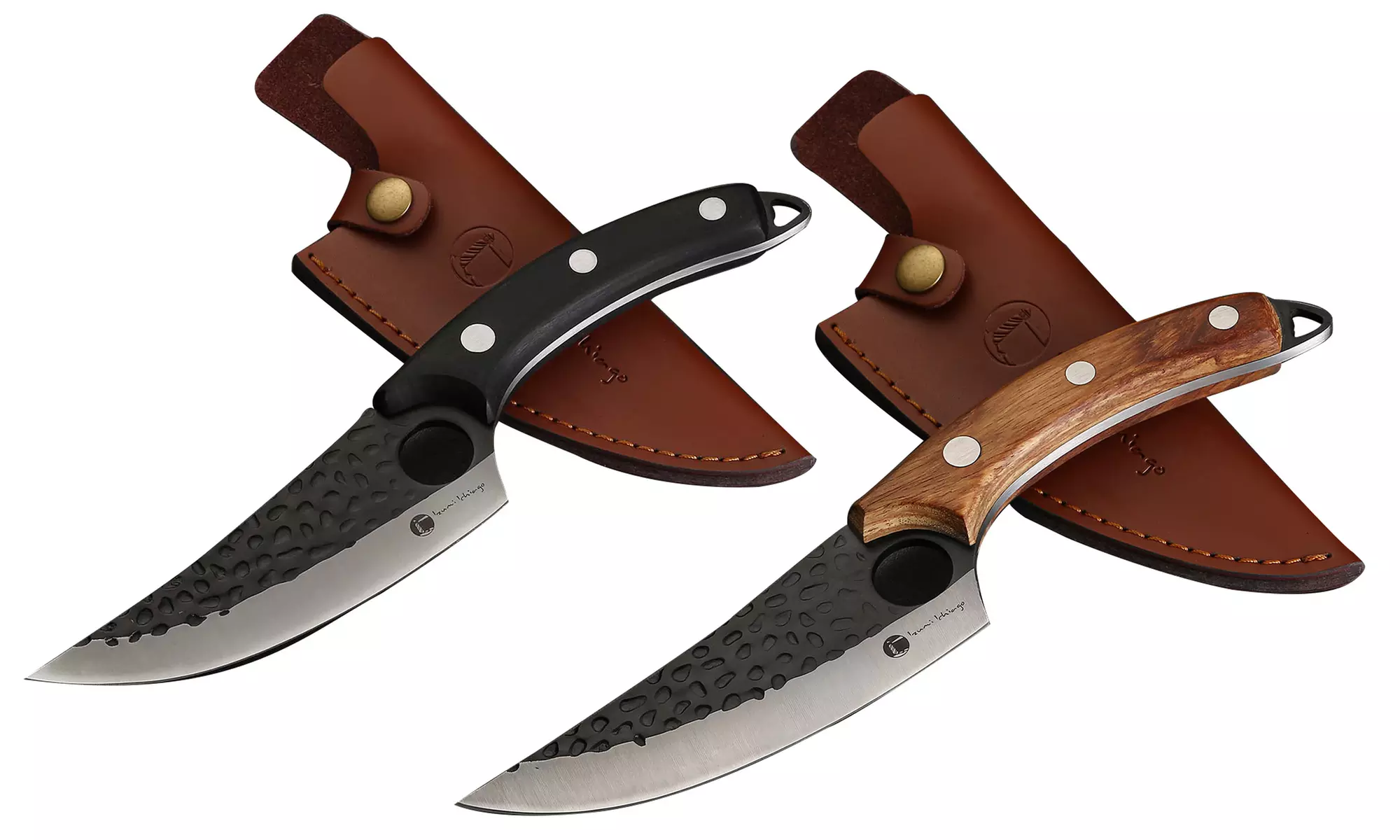 Izumi Ichiago Outdoor Kochmesser mit Lederscheide - Primary Image