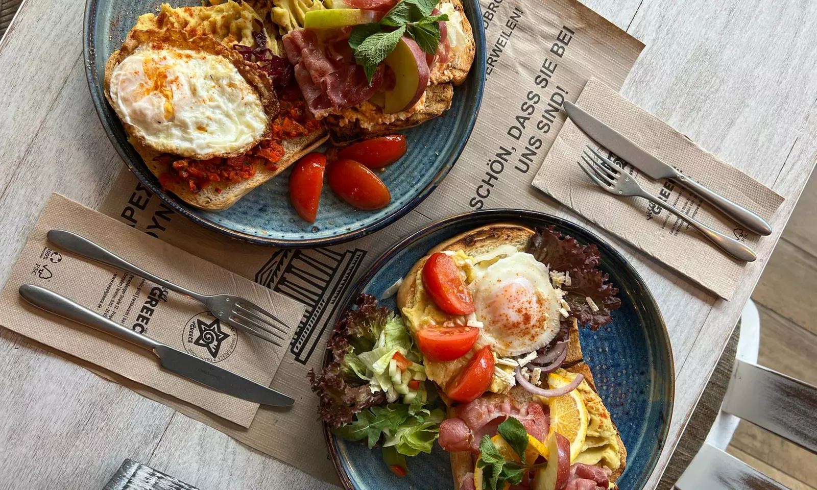 Wertgutschein über 10 € einlösbar für griechisches Frühstück