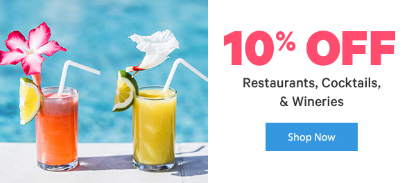 10% off Food and Drinks