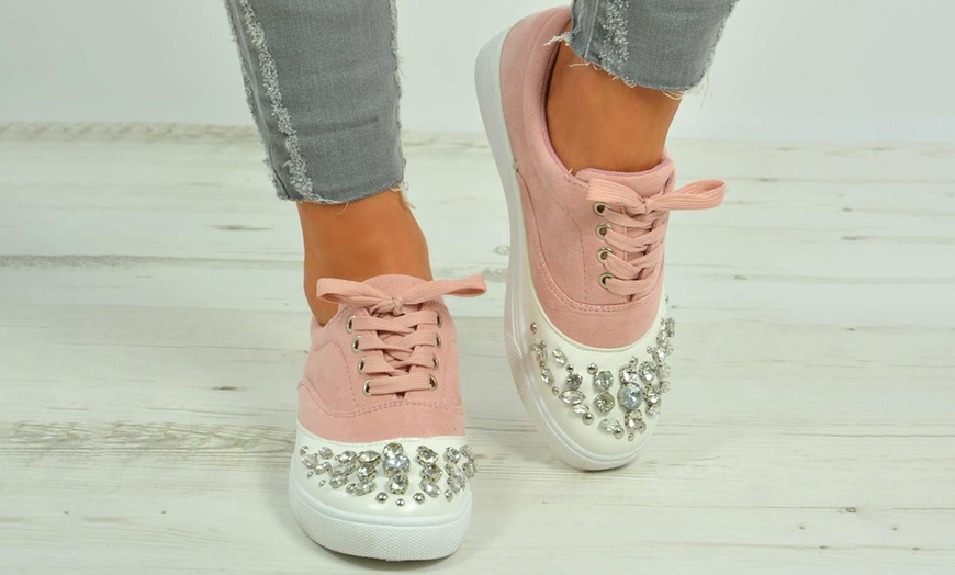 Image 11: Women's Lace-Up Trainers