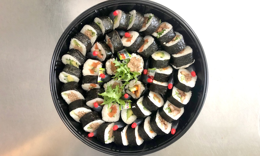 Image 2: 40-Piece Sushi Platter