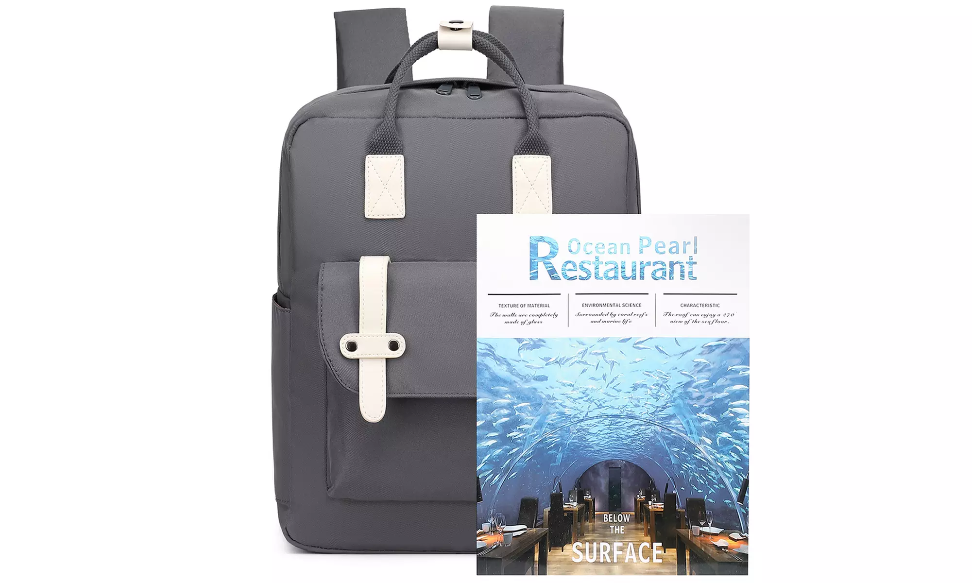 Mochila de viaje hecha de tejido impermeable espaciosa y versátil