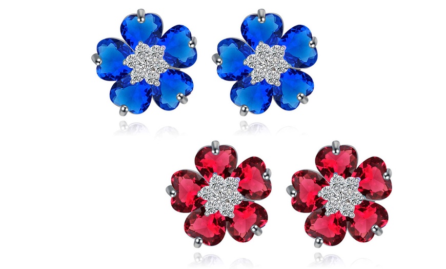 Image 18: Boucles d'oreilles fleur ou cœur