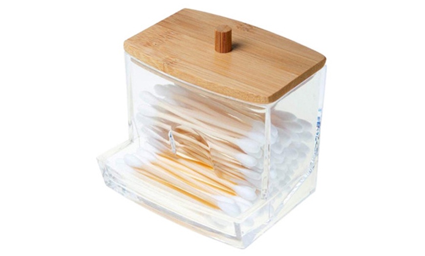 Image 2: Clear storage containers with Bamboo lids