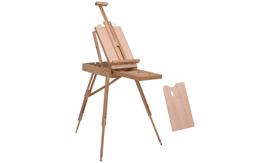 Image 1: HomCom Art Easel Tripod