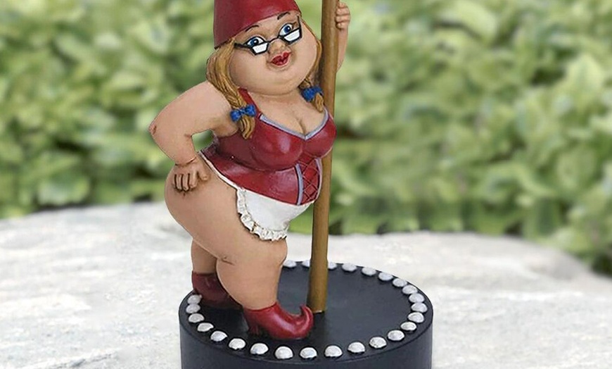 Image 5: Pole Dance Gnome Garden Decoration