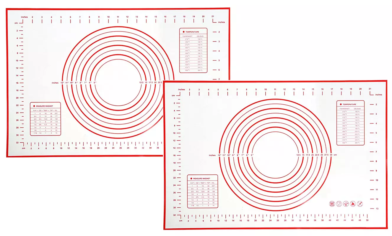 1x oder 2x Antihaft-Silikon-Backmatte