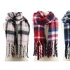 Image 2: Women's Oversized Plaid Printed Scarf