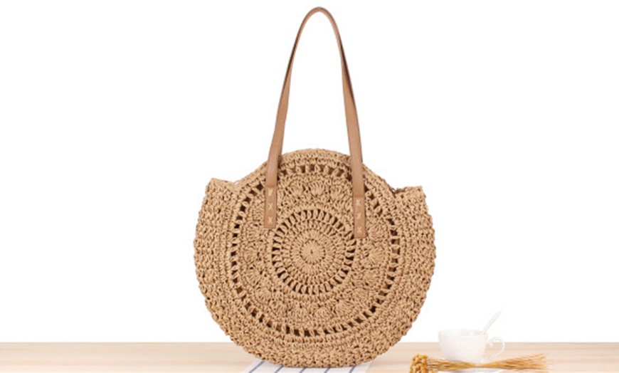 Image 3: Women's Straw Bag