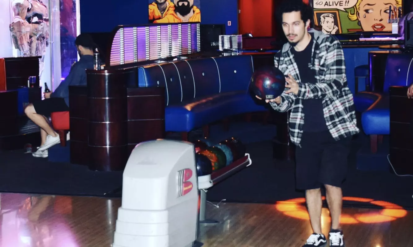 One Hour of Bowling, VIP Table Service, or Draft Beer at The Nerd (Up to 67% Off). Five Options Available. - Primary Image