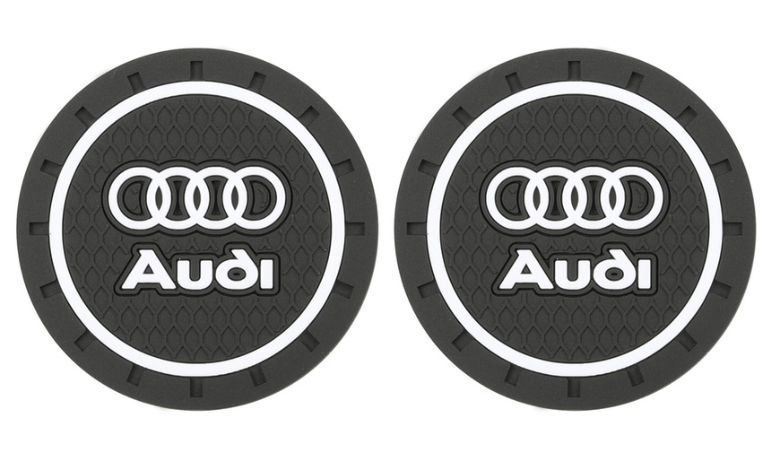 Image 12: Car Logo Silicone Coaster