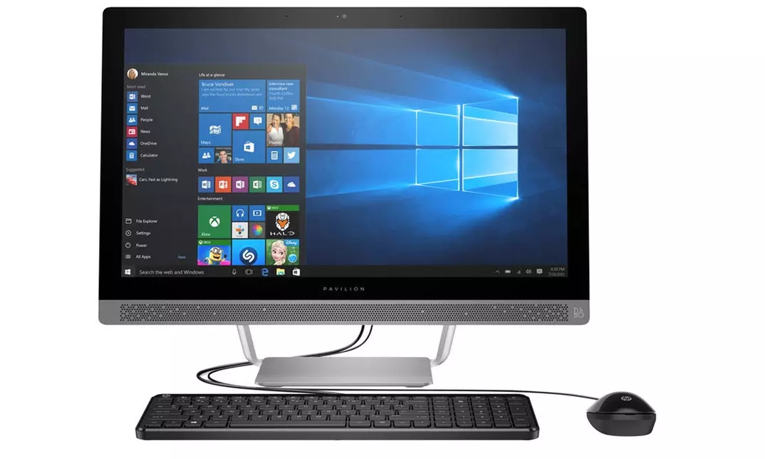 HP Pavilion 23.8" All-in-One Desktop PC with 2.2GHz Intel Core i5 Processor and 12GB RAM (Manufacturer Refurbished) - Primary Image
