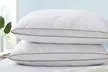 Peace Nest Two-Pack Diamond Quilted Goose Down Feather Pillows - Second Medium