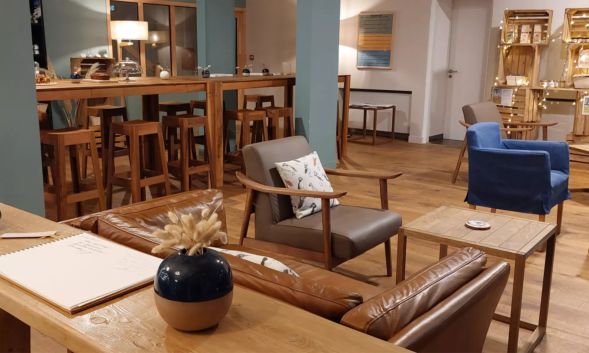 Plouguerneau : chambre double vue mer avec petit-déjeuner en option