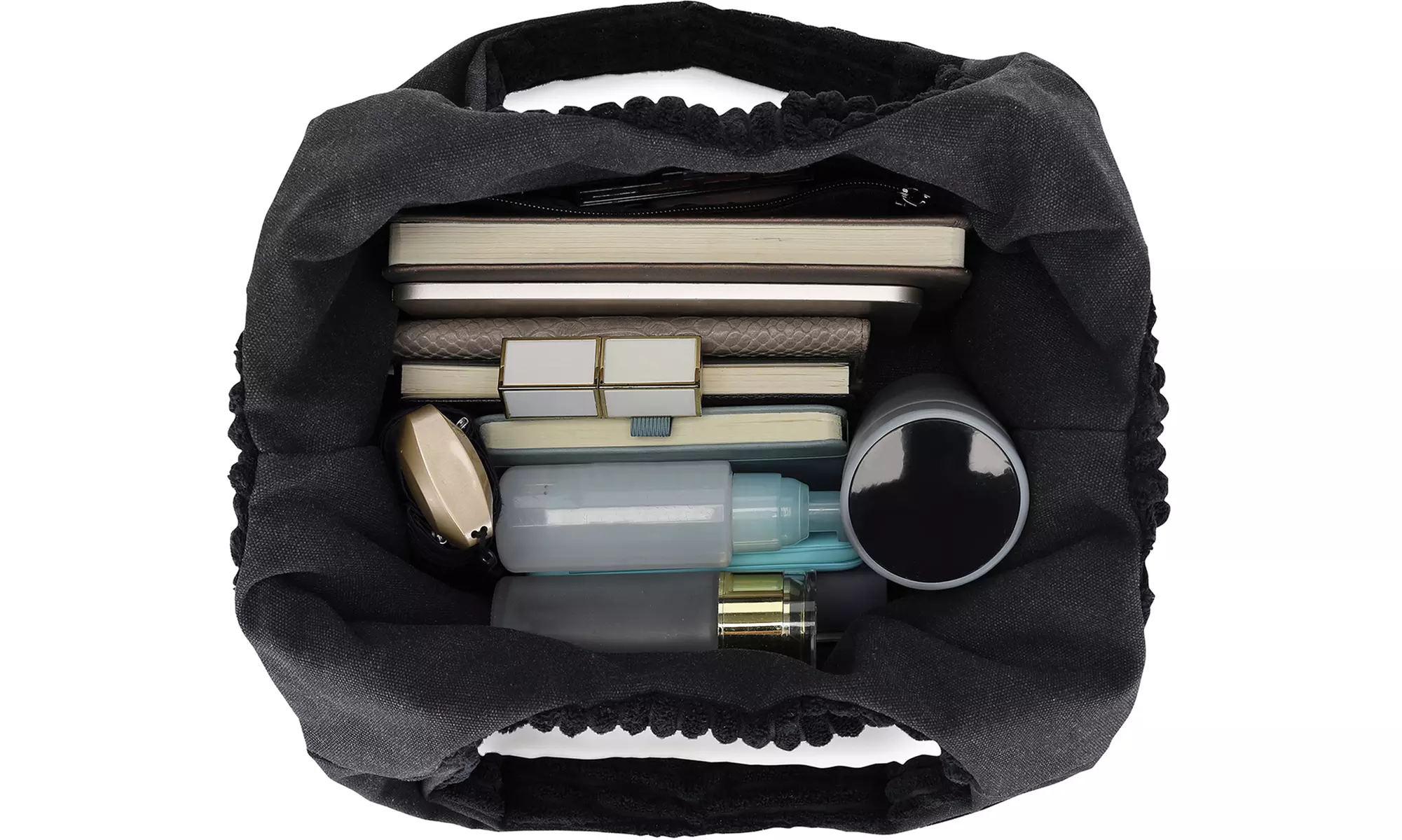 Women's Reversible Corduroy Shoulder Bag With Spacious Interior