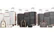 Kono Six Piece Luggage Set Hard Shell Suitcase with Duffel Bag and Toiletry Bag - Second Medium