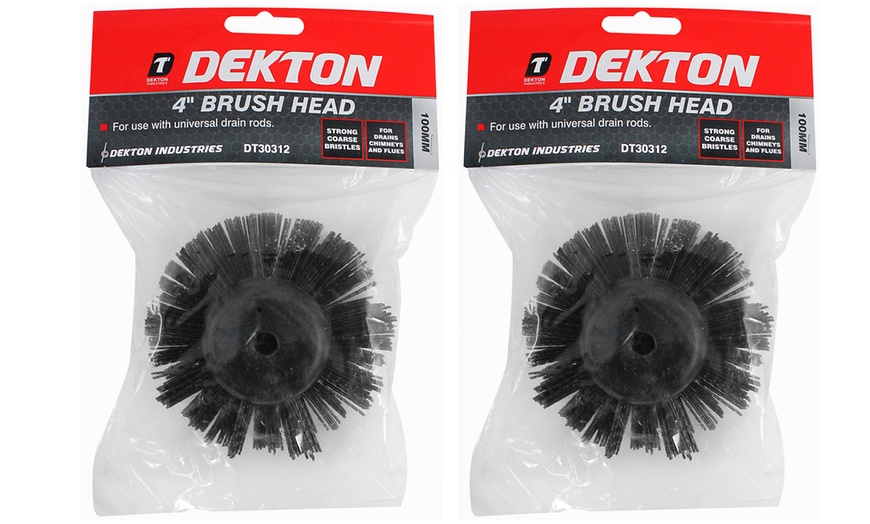 Image 2: Drain Rod Replacement Brush Head