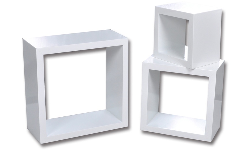 Image 11: Cuboid Shelves Set