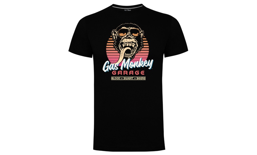 Image 8: Gas Monkey Garage T-Shirt with Front Print