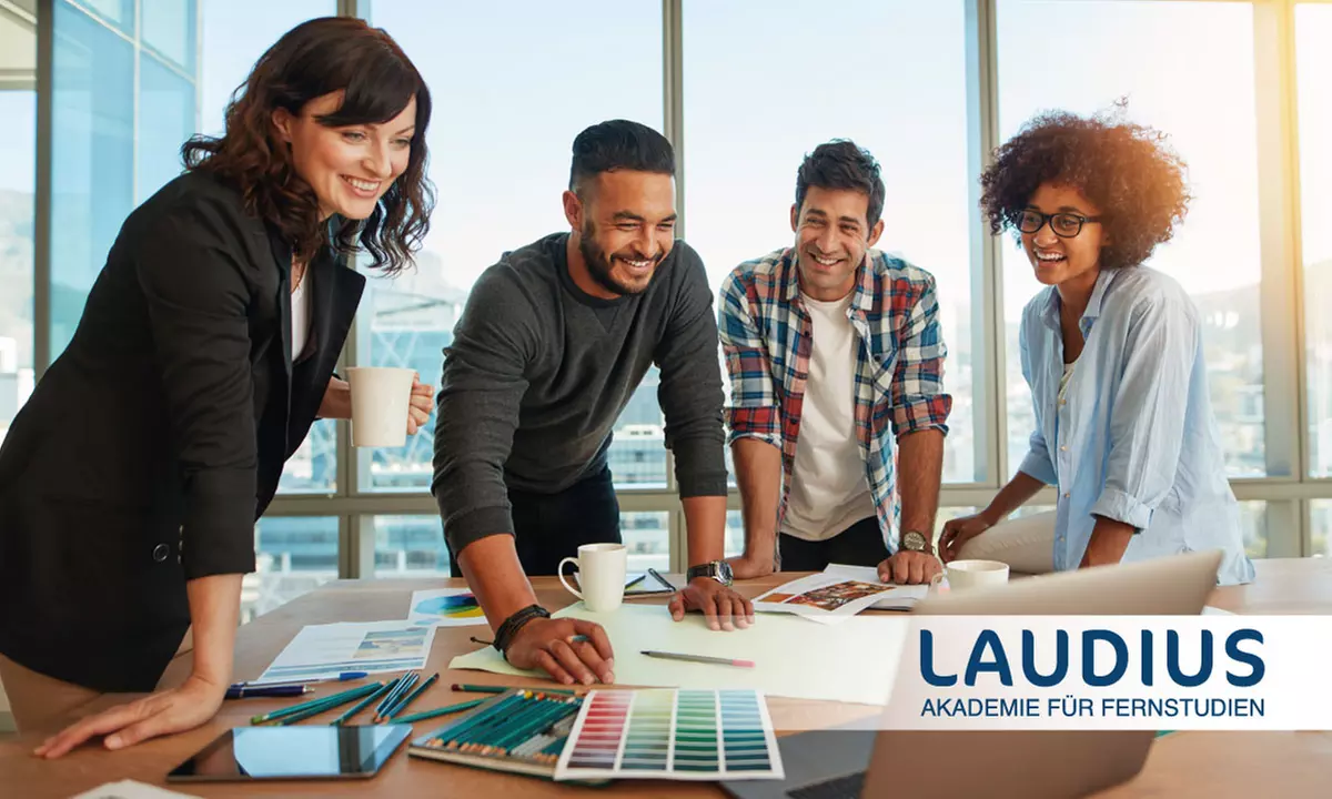 Onlinekurs Marketing, Marktforschung o. Werbepsychologie, opt. mit Fernlehrer, bei Laudius (bis zu 93% sparen*) - Primary Image