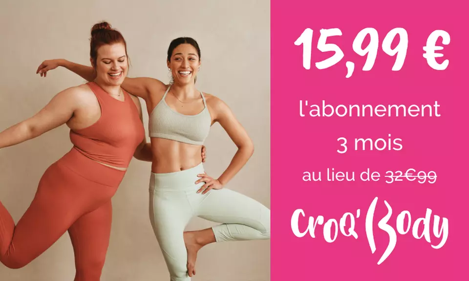Abonnement fitness de 3, 6 ou 12 mois pour 1 personne, avec Croq'Body (jusqu'à 60% de réduction) - Primary Image